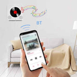 Darrahopens Audio & Video > Musical Instrument & Accessories > Audio Accessories Wall-Mount Bluetooth CD Player LCD Display Music Player Home Audio Boombox White