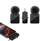 Darrahopens Audio & Video > Musical Instrument & Accessories > Audio Players & Recorders 2.4G Wireless Lavalier Microphones for iPhone Android USB-C Lightning Plug Play