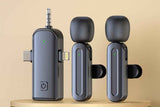 Darrahopens Audio & Video > Musical Instrument & Accessories > Audio Players & Recorders 2.4G Wireless Lavalier Microphones for iPhone Android USB-C Lightning Plug Play