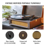 Darrahopens Audio & Video > Musical Instrument & Accessories > Audio Players & Recorders Crosley Voyager Bluetooth Portable Turntable - Cocoa