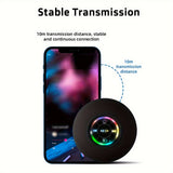 Darrahopens Audio & Video > Musical Instrument & Accessories > Audio Players & Recorders **"Dual-Form Portable Music Cube"** Magnetic/Wireless Grip, Touch Control & Call Function, Splash-Resistant & Compact, Mini Body with Powerful Sound, Unlocking Full-Scene Music Freedom for Home and Outdoor Use.（Black)）