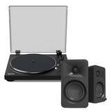 Darrahopens Audio & Video > Musical Instrument & Accessories > Audio Players & Recorders Kanto OBI3 Turntable - Matte Black with Kanto ORA 100W Powered Speakers - Black Bundle