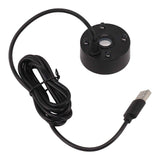 Darrahopens Audio & Video > Musical Instrument & Accessories > Audio Players & Recorders Mist Maker USB Colorful LED Lights 5V Ultra Sound Fountain Atomizer for Pond Rockery Fish Tank Sink Black In Australia - Darrahopens