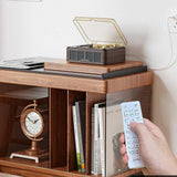 Darrahopens Audio & Video > Musical Instrument & Accessories > Audio Players & Recorders Retro CD Music Player with Bluetooth and FM Radio Multifunctional Home Audio System Brown