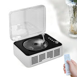 Darrahopens Audio & Video > Musical Instrument & Accessories > Audio Players & Recorders Retro CD Music Player with Bluetooth and FM Radio Multifunctional Home Audio System Brown