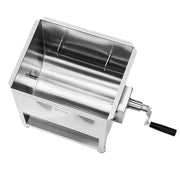 Darrahopens Audio & Video > Musical Instrument & Accessories > Audio Players & Recorders VEVOR Manual Meat Mixer, 60L Fixed Tank Meat Processing Equipment(Mixing Max 60LBS for Meat), Stainless Steel Meat Mixer, Sausage Mixer Machine with Lid Handle Gear Reducer, Ground Beef Hand Mixer