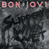 Darrahopens Audio & Video > Musical Instrument & Accessories > CDs & Vinyl Bon Jovi Slippery When Wet - Vinyl Album & Crosley Record Storage Display Stand
