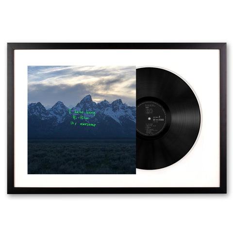 Darrahopens Audio & Video > Musical Instrument & Accessories > CDs & Vinyl Framed Kanye West - Ye - Vinyl Album Art