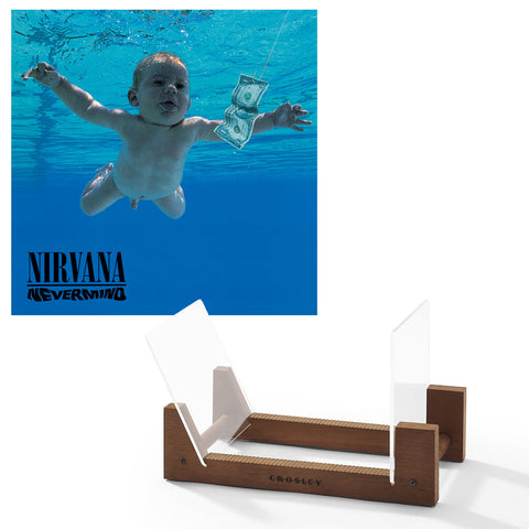 Darrahopens Audio & Video > Musical Instrument & Accessories > CDs & Vinyl Nirvana Nevermind - Vinyl Album & Crosley Record Storage Display Stand
