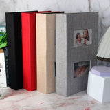 Darrahopens Audio & Video > Musical Instrument & Accessories > CDs & Vinyl Photo album with luxurious cover Assorted colours Large 300 PCs 6 Inch - Beige