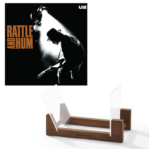 Darrahopens Audio & Video > Musical Instrument & Accessories > CDs & Vinyl U2 Rattle And Hum - Vinyl Album & Crosley Record Storage Display Stand