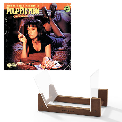 Darrahopens Audio & Video > Musical Instrument & Accessories > CDs & Vinyl Various Artists Pulp Fiction - Vinyl Album & Crosley Record Storage Display Stand