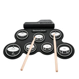 Darrahopens Audio & Video > Musical Instrument & Accessories > Drums Portable Roll-Up Electronic Drum: Seven Pads with Realistic Feel, Silent Practice, Foldable and Easy to Carry Anywhere In Australia - Darrahopens