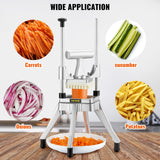 Darrahopens Audio & Video > Musical Instrument & Accessories > Drums VEVOR Commercial Vegetable Fruit Chopper 1/4" Blade Heavy Duty Professional Food Dicer Kattex French Fry Cutter Onion Slicer Stainless Steel for Tomato Peppers Potato Mushroom