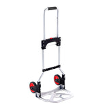 Darrahopens Audio & Video > Musical Instrument & Accessories > Drums VEVOR Folding Hand Truck, 80 kg Load Capacity, Aluminum Portable Cart, Convertible Hand Truck and Dolly with Telescoping Handle and Rubber Wheels, Ultra Lightweight Super Strong for Moving Warehouse