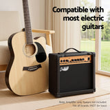 Darrahopens Audio & Video > Musical Instrument & Accessories > Guitars Alpha 20W Guitar Amplifier Portable Practice Amp Overdrive 3-Band EQ Black