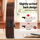 Darrahopens Audio & Video > Musical Instrument & Accessories > Guitars Alpha Ukulele 30 Inch with EQ 18 Frets