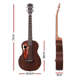 Darrahopens Audio & Video > Musical Instrument & Accessories > Guitars Alpha Ukulele 30 Inch with EQ 18 Frets
