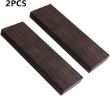 Darrahopens Audio & Video > Musical Instrument & Accessories > Guitars Ebony Wood Blanks 2 pcs High Gloss Fade-Resistant for DIY Musical Instrument Making