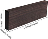 Darrahopens Audio & Video > Musical Instrument & Accessories > Guitars Ebony Wood Blanks 2 pcs High Gloss Fade-Resistant for DIY Musical Instrument Making
