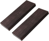 Darrahopens Audio & Video > Musical Instrument & Accessories > Guitars Ebony Wood Blanks 2 pcs High Gloss Fade-Resistant for DIY Musical Instrument Making