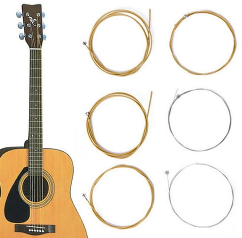 Darrahopens Audio & Video > Musical Instrument & Accessories > Guitars Guitar Strings - 6 Strings - Rust Resistant and Durable - Clear Tone - Folk Guitar Strings - Folk Guitar Steel Strings (Copper Strings)
