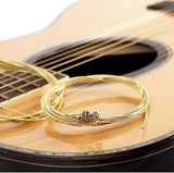 Darrahopens Audio & Video > Musical Instrument & Accessories > Guitars Guitar Strings - 6 Strings - Rust Resistant and Durable - Clear Tone - Folk Guitar Strings - Folk Guitar Steel Strings (Copper Strings)