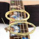 Darrahopens Audio & Video > Musical Instrument & Accessories > Guitars Guitar Strings - 6 Strings - Rust Resistant and Durable - Clear Tone - Folk Guitar Strings - Folk Guitar Steel Strings (Copper Strings)