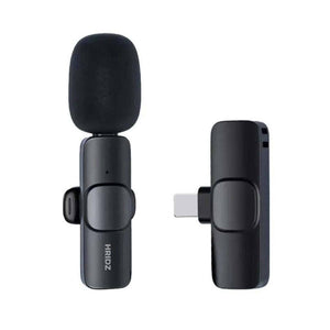 Darrahopens Audio & Video > Musical Instrument & Accessories Hridz K9 Wireless Rechargeable 1 in 1 Microphone For Lightning Port Devices Recording Interview