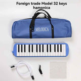 Darrahopens Audio & Video > Musical Instrument & Accessories > Musical Keyboards 32-key melodica, 37-key melodica, student melodica, beginner melodica, musical instrument, music education, portable instrument, Australian students, classroom music - Blue - Size 32 In Australia - Darrahopens