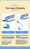 Darrahopens Audio & Video > Musical Instrument & Accessories > Musical Keyboards 37-key mouth blown pipe, classroom musical instrument, blowing nozzle, base support, drainage function, Australian music education, classroom pipe with drainage, easy play wind instrument - Red - Size 37 In Australia - Darrahopens