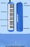 Darrahopens Audio & Video > Musical Instrument & Accessories > Musical Keyboards 37-key mouth blown pipe, classroom musical instrument, blowing nozzle, base support, drainage function, Australian music education, classroom pipe with drainage, easy play wind instrument - Red - Size 37 In Australia - Darrahopens