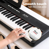 Darrahopens Audio & Video > Musical Instrument & Accessories > Musical Keyboards Alpha Piano Keyboard 88 Keys Electric Electronic Keyboard Piano Gift Black