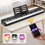 Darrahopens Audio & Video > Musical Instrument & Accessories > Musical Keyboards Alpha Piano Keyboard 88 Keys Electric Electronic Keyboard Piano Gift Black