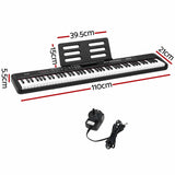Darrahopens Audio & Video > Musical Instrument & Accessories > Musical Keyboards Alpha Piano Keyboard 88 Keys Electric Electronic Keyboard Piano Gift Black