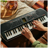 Darrahopens Audio & Video > Musical Instrument & Accessories > Musical Keyboards Black 44 Key Portable Mini Keyboard with 100 Tones, 50 Rhythms, and Headphone Output In Australia - Darrahopens