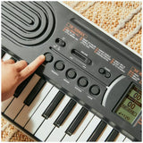 Darrahopens Audio & Video > Musical Instrument & Accessories > Musical Keyboards Black 44 Key Portable Mini Keyboard with 100 Tones, 50 Rhythms, and Headphone Output In Australia - Darrahopens