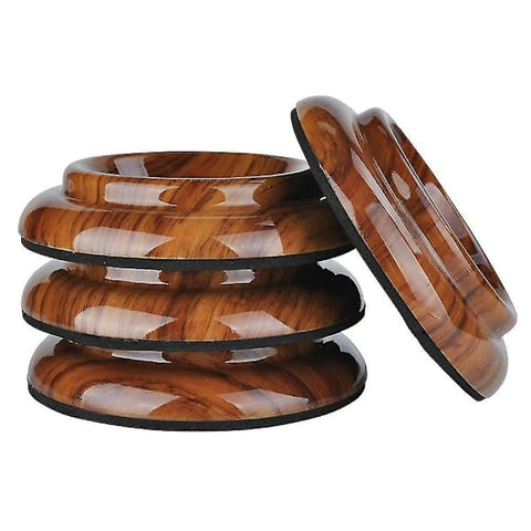 Darrahopens Audio & Video > Musical Instrument & Accessories > Musical Keyboards pcs Piano Wheel Cups for Upright Piano, Rosewood Color Piano Wheel Piano Leg Protectors with Anti-Slip