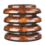 Darrahopens Audio & Video > Musical Instrument & Accessories > Musical Keyboards Piano Wheel Cups 4 pcs Rosewood Upright Piano Leg Protectors Anti-Slip Compatible with Piano