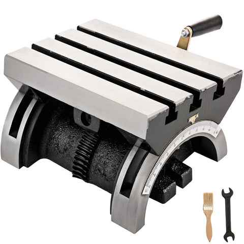 Darrahopens Audio & Video > Musical Instrument & Accessories > Musical Keyboards VEVOR 178x125mm Tilting Milling Table Angle Plates Clean Precise Milling Machine