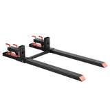 Darrahopens Audio & Video > Musical Instrument & Accessories > Musical Keyboards VEVOR Pallet Forks, 1814 kg Clamp on Pallet Forks, 149 cm Total Length Heavy-Duty Tractor Fork with Adjustable Stabilizer Bar for Tractor Attachments, Loader Bucket, and Skid Steer, Black