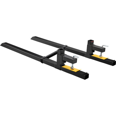Darrahopens Audio & Video > Musical Instrument & Accessories > Musical Keyboards VEVOR Pallet Forks, 907 kg Tractor Bucket Forks, 1490 mm Total Length Clamp on Pallet Forks with Adjustable Stabilizer bar, Heavy Duty Pallet Forks for Tractor Attachments, Skid Steer, Loader Bucket