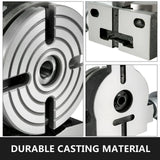 Darrahopens Audio & Video > Musical Instrument & Accessories > Musical Keyboards VEVOR Rotary Table 6inch(150mm) Horizontal Vertical Milling Table 2/5inch(10mm) 4-Slot Milling Rotary Table MT-2 Rotary Table for Milling with Indexing Plate Set for Precision Milling Drilling