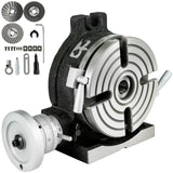Darrahopens Audio & Video > Musical Instrument & Accessories > Musical Keyboards VEVOR Rotary Table 6inch(150mm) Horizontal Vertical Milling Table 2/5inch(10mm) 4-Slot Milling Rotary Table MT-2 Rotary Table for Milling with Indexing Plate Set for Precision Milling Drilling