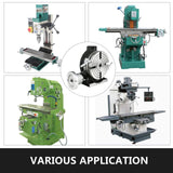 Darrahopens Audio & Video > Musical Instrument & Accessories > Musical Keyboards VEVOR Rotary Table 8Inch Horizontal Vertical HV8 Precision 3MT Milling Drilling Machine Vernier Reading Milling Drilling Boring