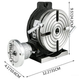 Darrahopens Audio & Video > Musical Instrument & Accessories > Musical Keyboards VEVOR Rotary Table 8Inch Horizontal Vertical HV8 Precision 3MT Milling Drilling Machine Vernier Reading Milling Drilling Boring