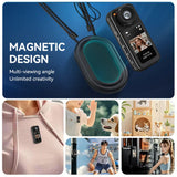 Darrahopens Audio & Video > Photography > Camera Accessories 2.7K HD Mini Action Camera, Portable Thumb Camera with 180° Rotating Lens, Black In Australia - Darrahopens
