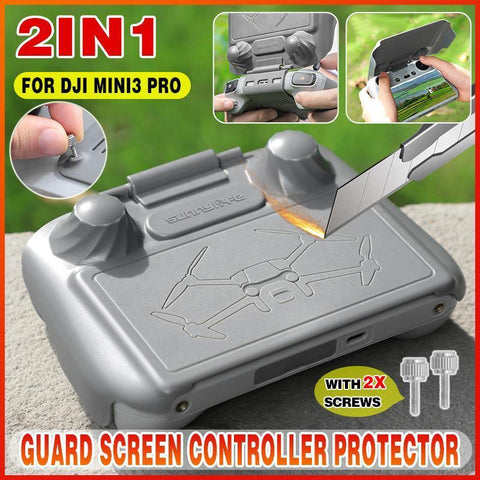 Darrahopens Audio & Video > Photography > Camera Accessories 2 in 1 Screen Protector Sun Hood Cover for DJI RC Mini 3 Pro Mavic Air 2S