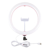 Darrahopens Audio & Video > Photography > Camera Accessories 30Cm Usb Dual Colour Led Ring Light With Phone Clamp