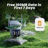 Darrahopens Audio & Video > Photography > Camera Accessories 4G Solar Trail Camera in Black with 2.5K Resolution and Live Monitoring In Australia - Darrahopens